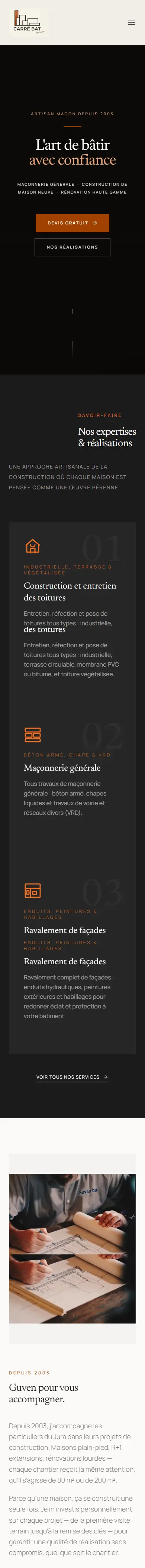 La même page, vue au téléphone